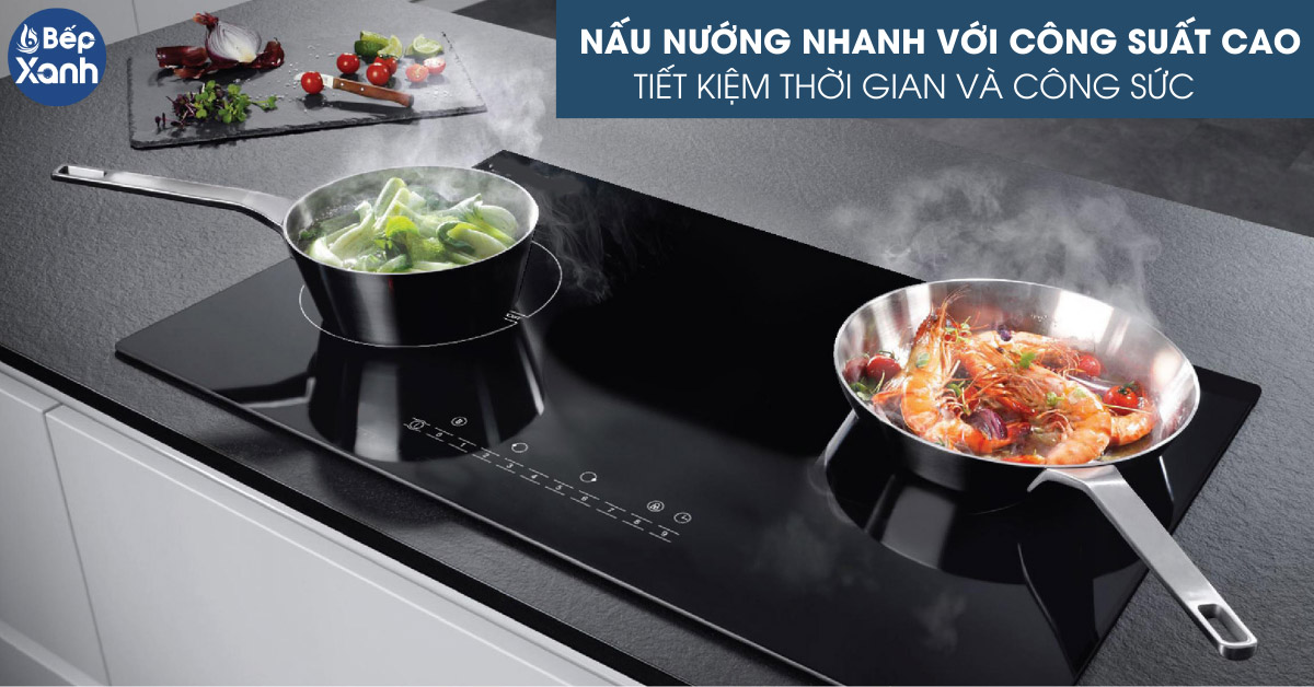 Công suất nấu nướng cao tiết kiệm thời gian