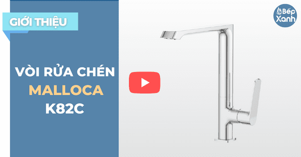 BepXANH.com | Giới Thiệu Vòi Rửa Chén Malloca K82C - Bóng Đẹp Tinh Tế