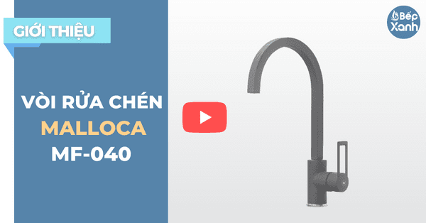 BepXANH.com | Giới Thiệu Vòi Rửa Chén Malloca Malloca MF-040 - Thiết Kế Ấn Tượng