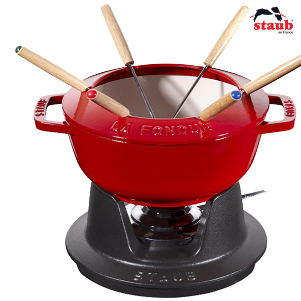 Bộ Fondue đỏ cherry 18 cm