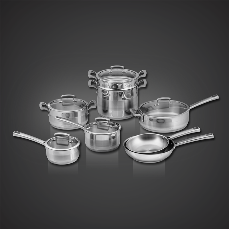 Bộ nồi Inox Junger JC-100 cao cấp 13 chi tiết