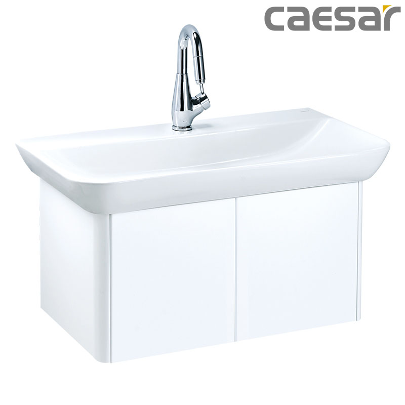 Chậu rửa Lavabo Caesar LF5376 + Tủ lavabo EH05376A