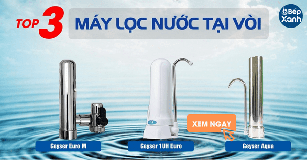 Hình ảnh vòi nước máy lọc nước Nano Geyser