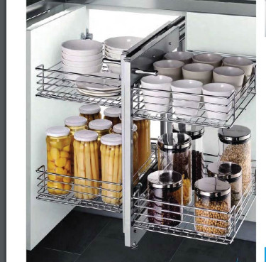 Kệ góc kéo inox 304 Higold 101011