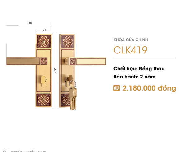 Khóa cửa phòng Demax CLK419