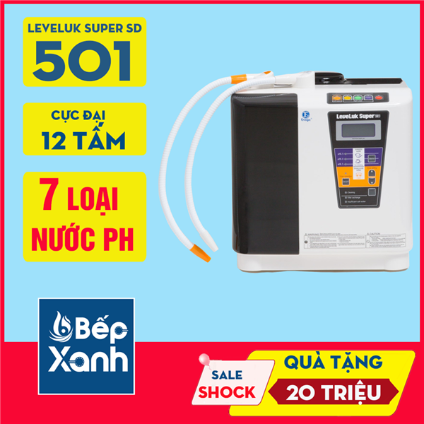 Máy lọc nước điện giải ion kiềm Kangen Leveluk Super SD501