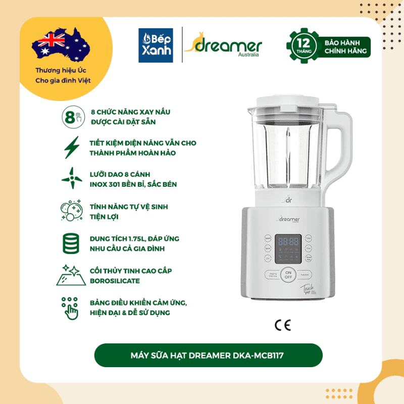 Máy sữa hạt Dreamer DKA-MCB117