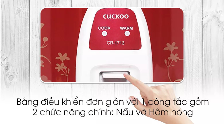 Nồi cơm nắp gài Cuckoo CR-1713 3.0L (Bản xuất khẩu)