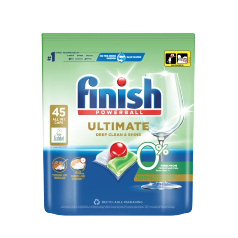 Viên rửa chén Finish Ultimate Eco loại 45 viên