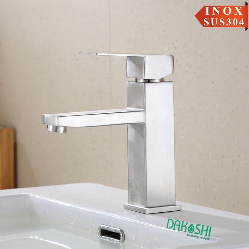 Vòi lavabo inox mờ Viglacera Dakoshi I203