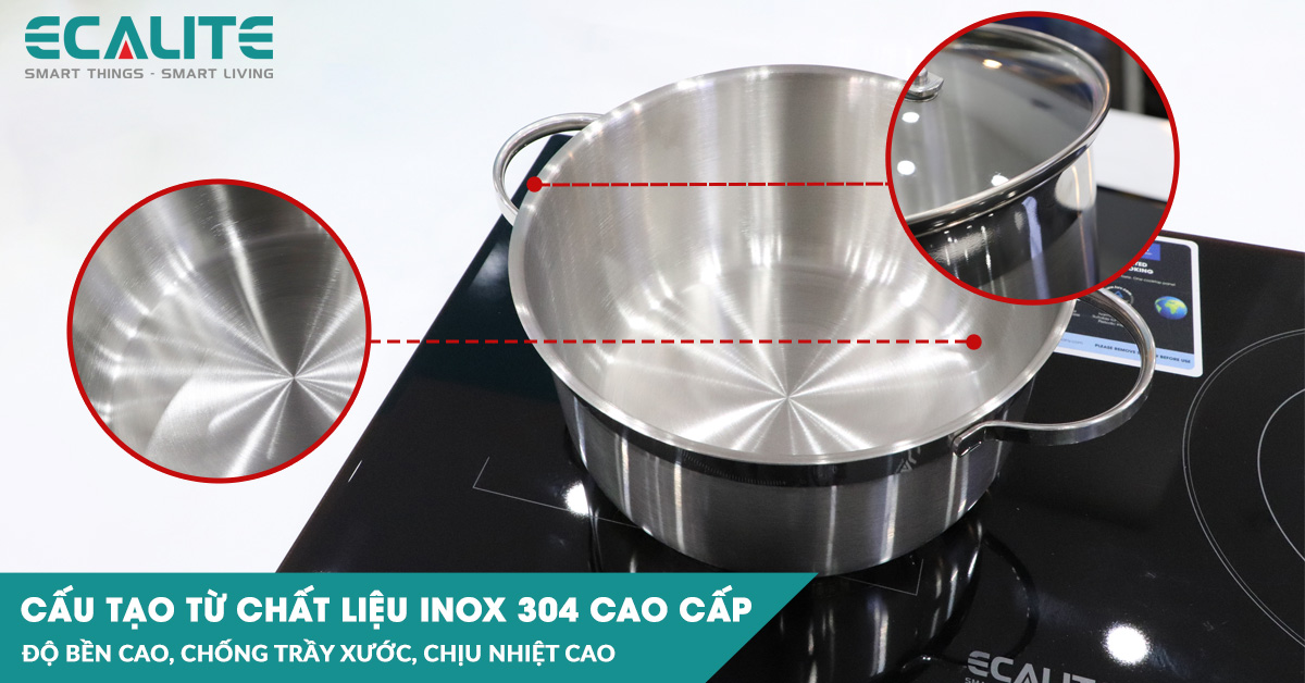 RW-3006SS được cấu tạo từ inox 304 cao cấp chống ăn mòn