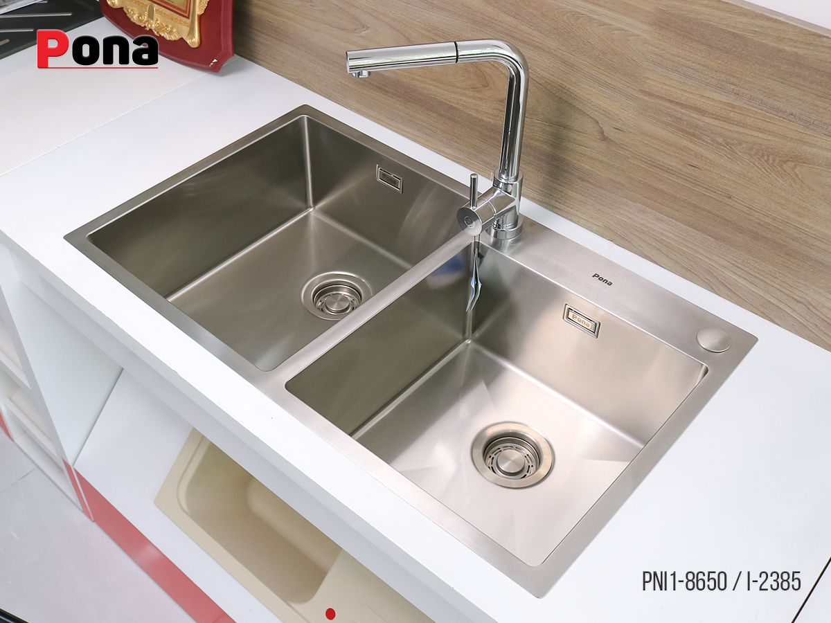 Bồn Rửa Chén 2 Hố INOX304 PNI1-8650