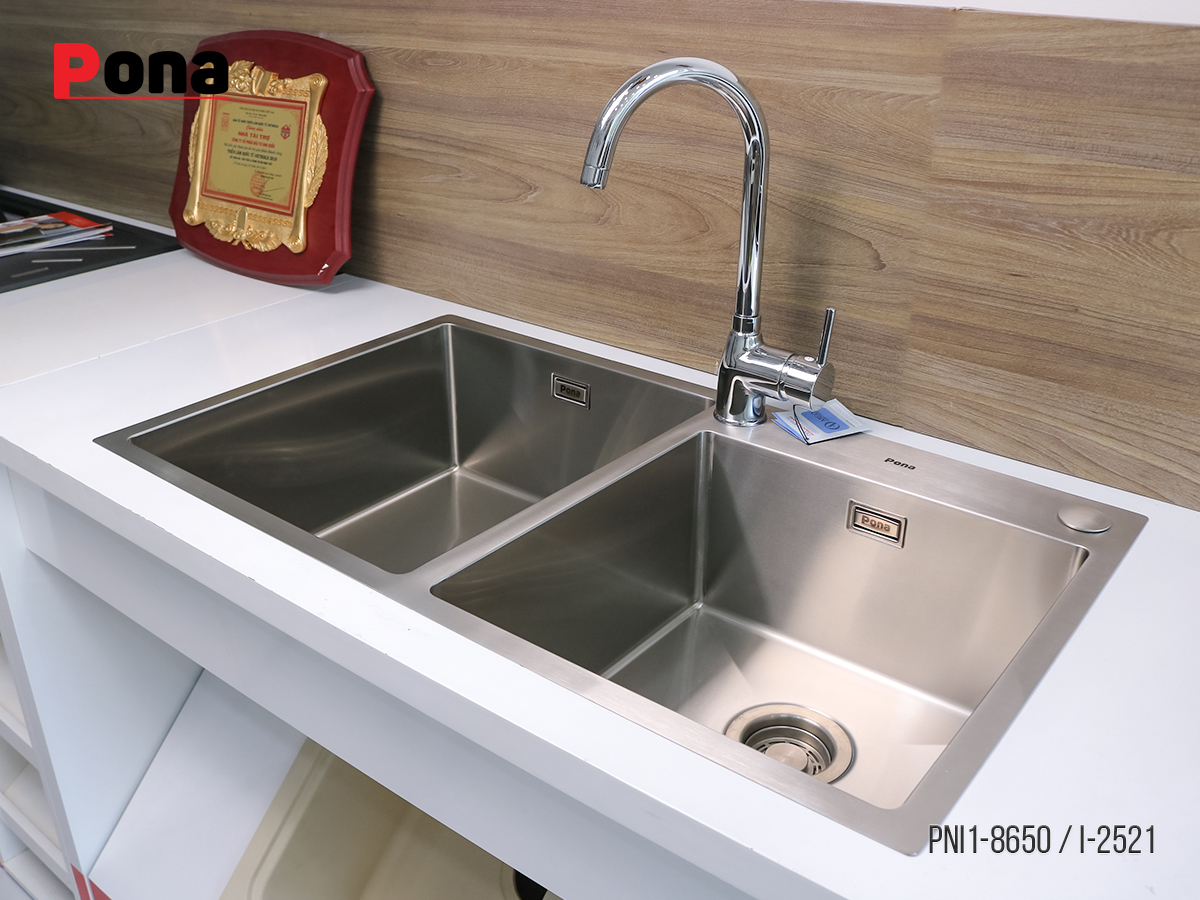 Bồn Rửa Chén 2 Hố INOX304 PNI1-8650