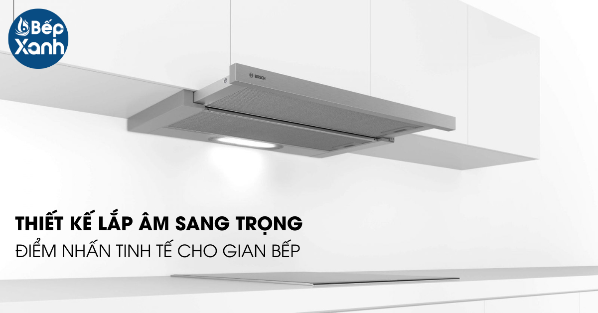 Thiết kế lắp âm tủ nhỏ gọn