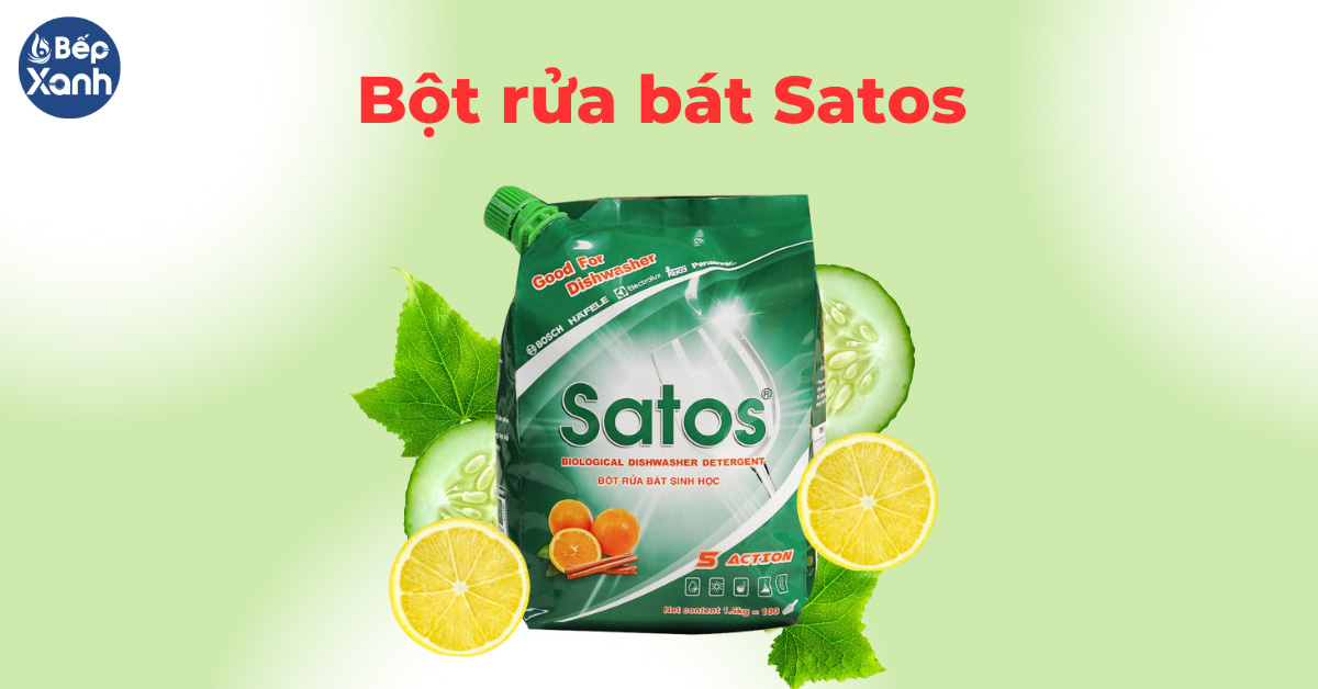 Bột rửa bát Satos