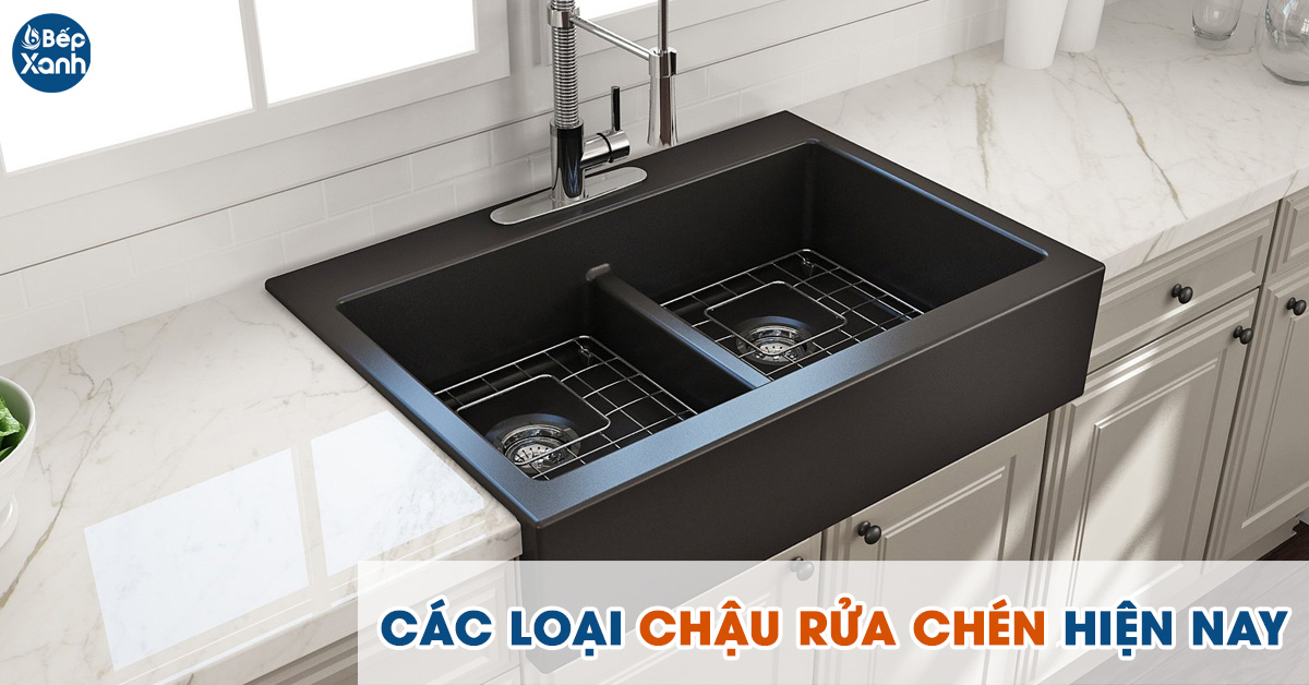 Các loại chậu rửa chén hiện nay