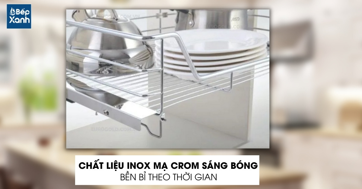 Lớp mạ crom sáng bóng đẹp mắt