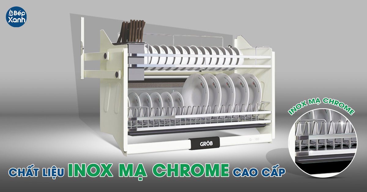 Chất liệu inox mạ chrome cao cấp