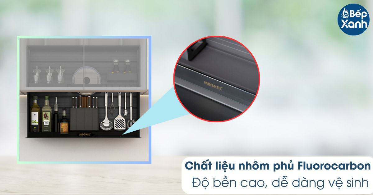 Giá gia vị điện tử Garis ML05.70X chất liệu nhôm phủ fluorocarbon