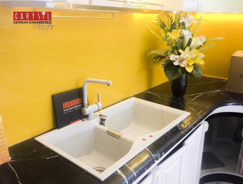 Chậu rửa chén bằng đá nhân tạo carysil Việt Nam