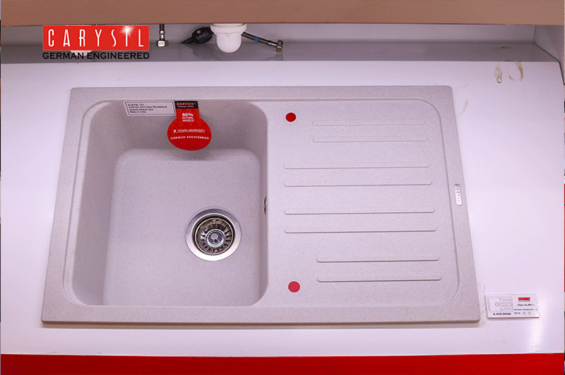 Hình Ảnh Chậu Rửa Chén Bằng Đá 1 Hố 1 Cánh WAL1