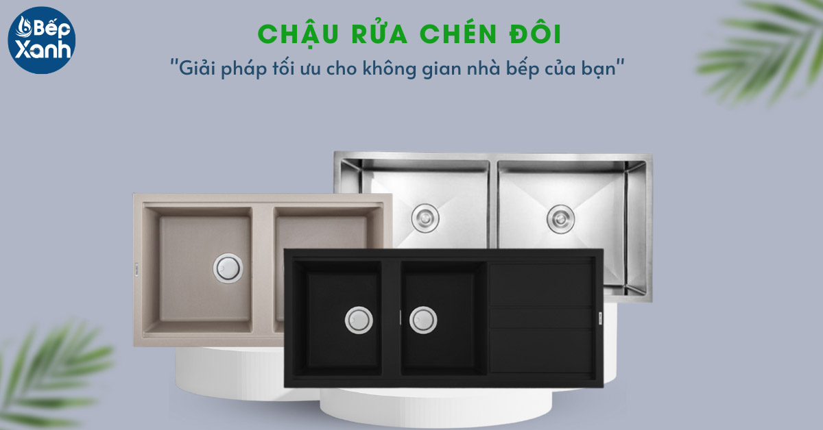 Chậu rửa chén đôi