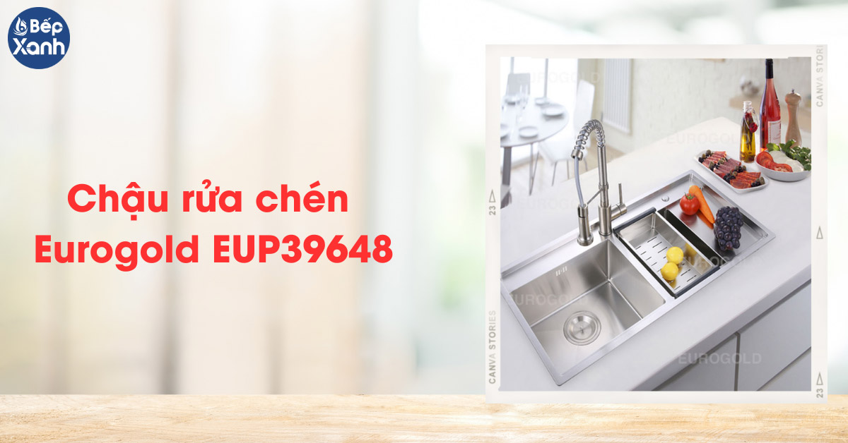 Chậu rửa chén Eurogold EUP39648