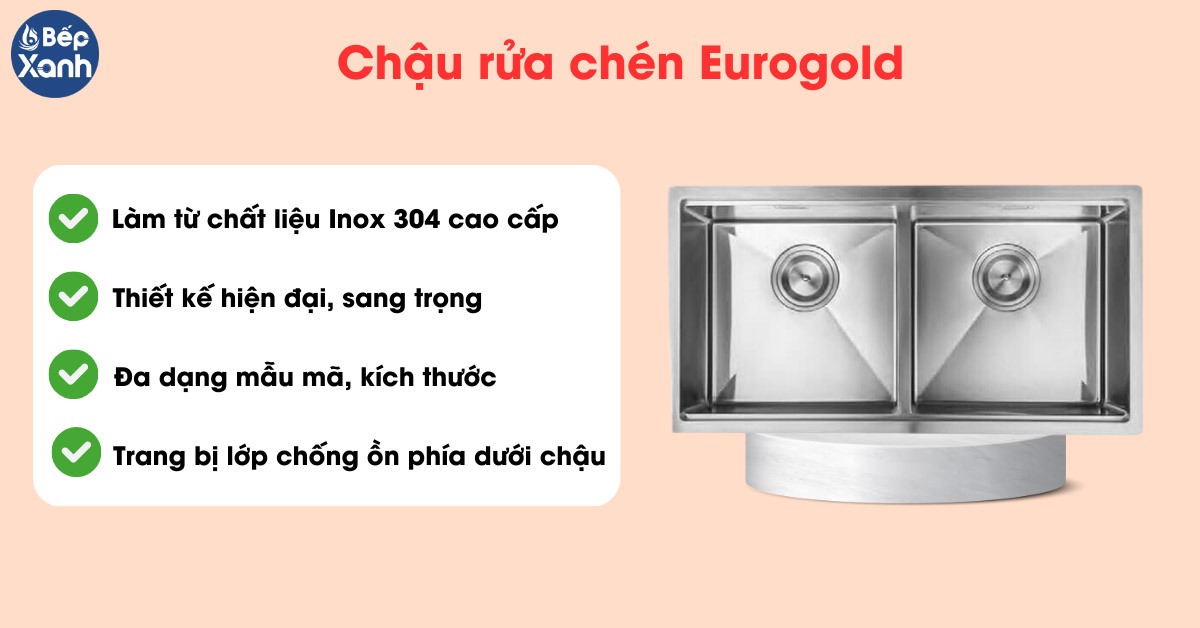 Chậu rửa chén Eurogold