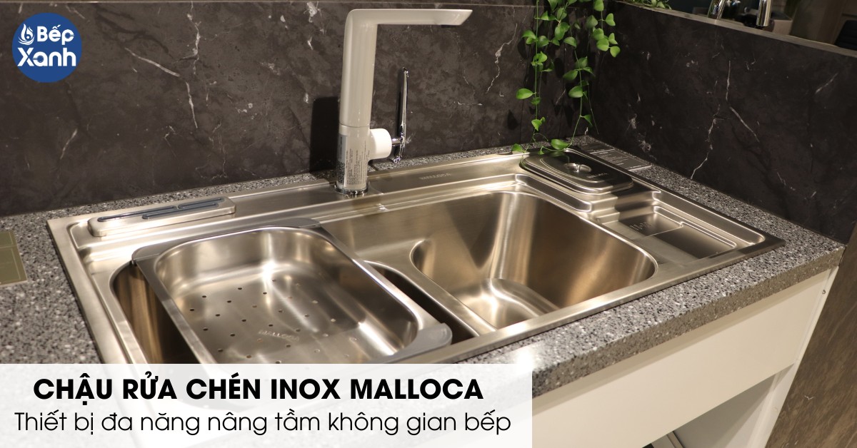 thiết kế chậu inox Malloca