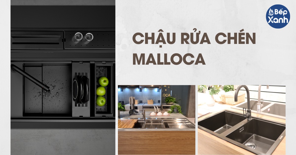 chậu rửa chén Malloca