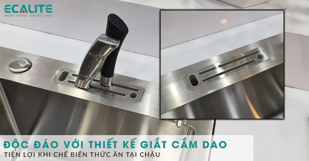 Thiết kế thêm giắt cắm dao độc đáo