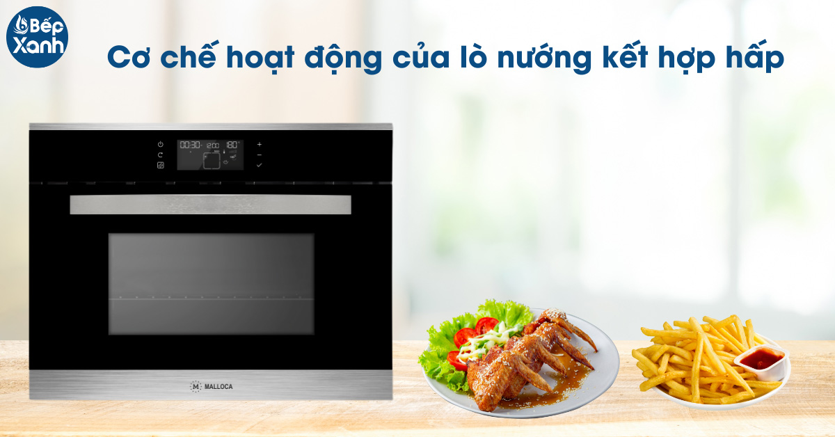 Cơ chế haotj động của lò nướng kết hợp hấp