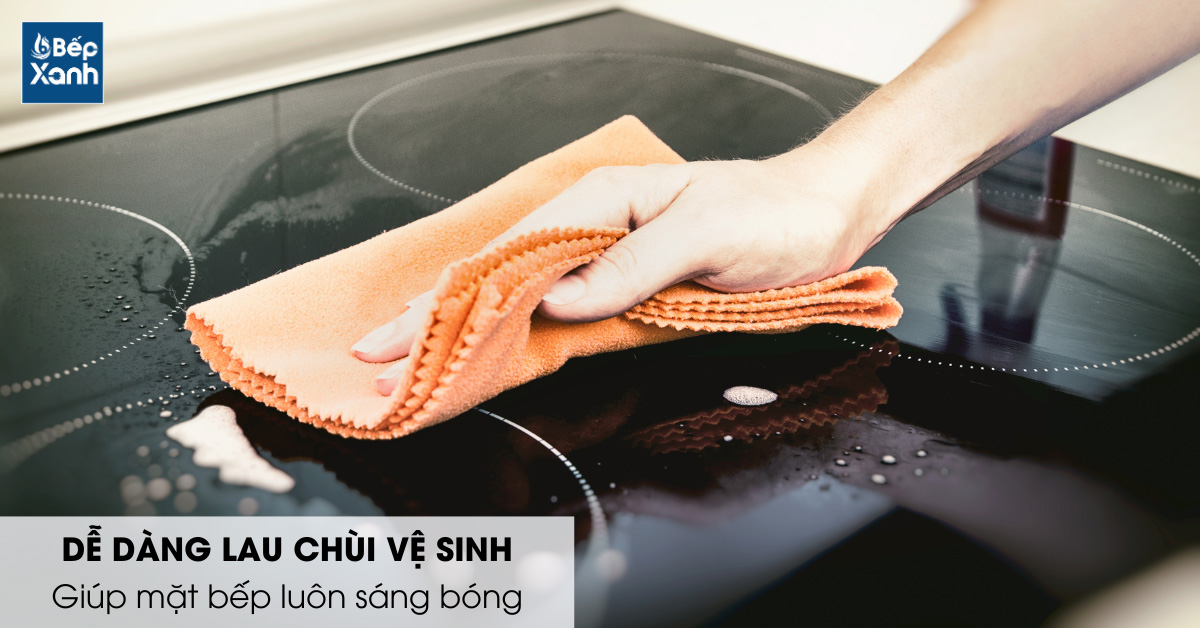 Dễ dàng lau chùi và vệ sinh sau khi sử dụng