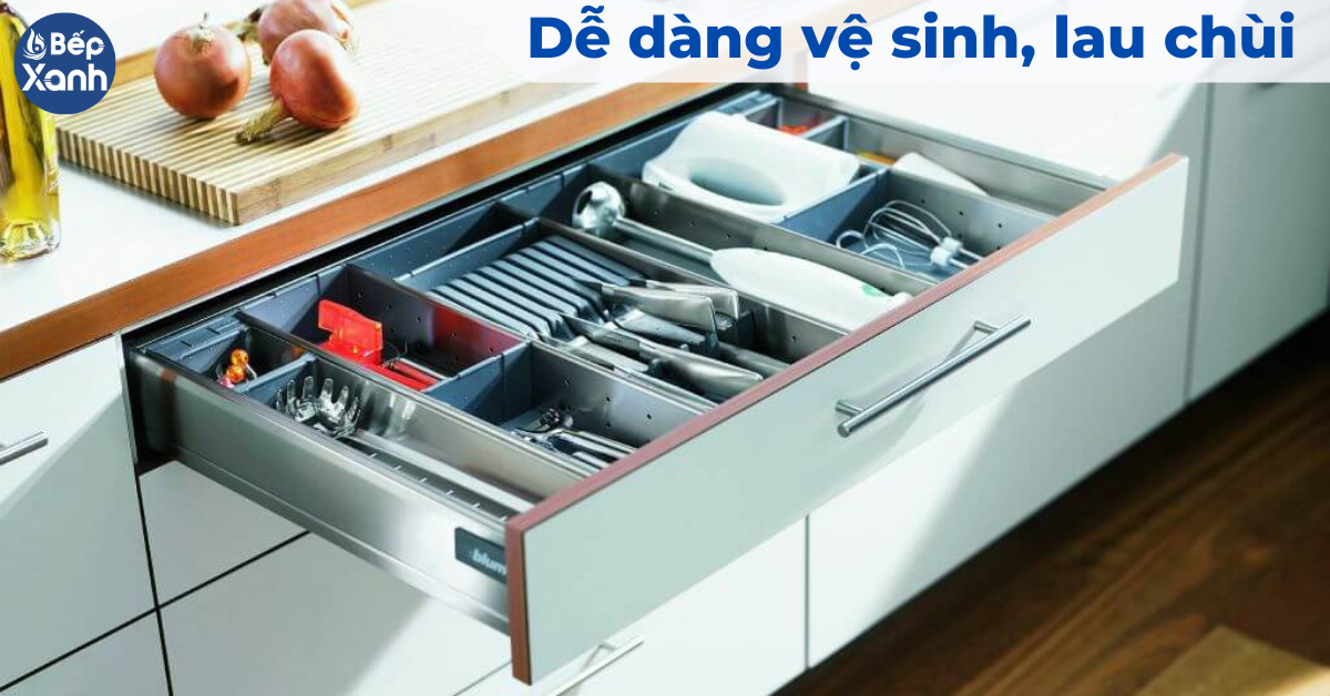 Dễ dàng sử dụng và vệ sinh sau khi sử dụng