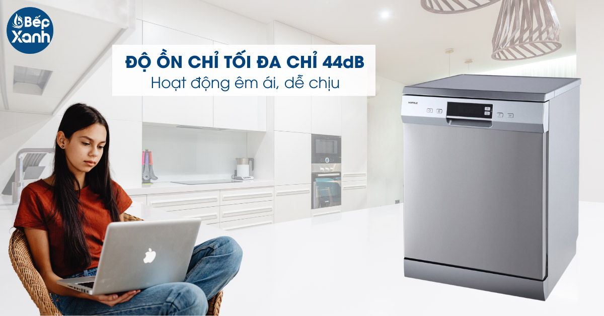 Độ ồn tối đa chỉ 44dB