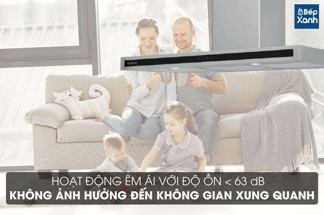 Độ ồn máy hút mùi Zeta K1573