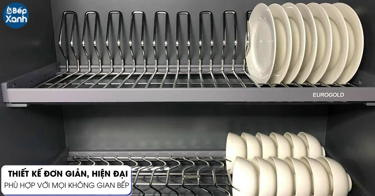 Giá bát cố định nan Oval Eurogold EPV8080 thiết kế