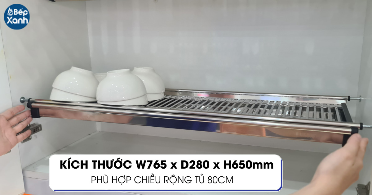 Giá bát cố định Eurogold EP180 kích thước
