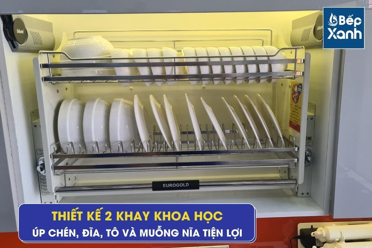 Giá bát Eurogold EVI160 có 2 tầng