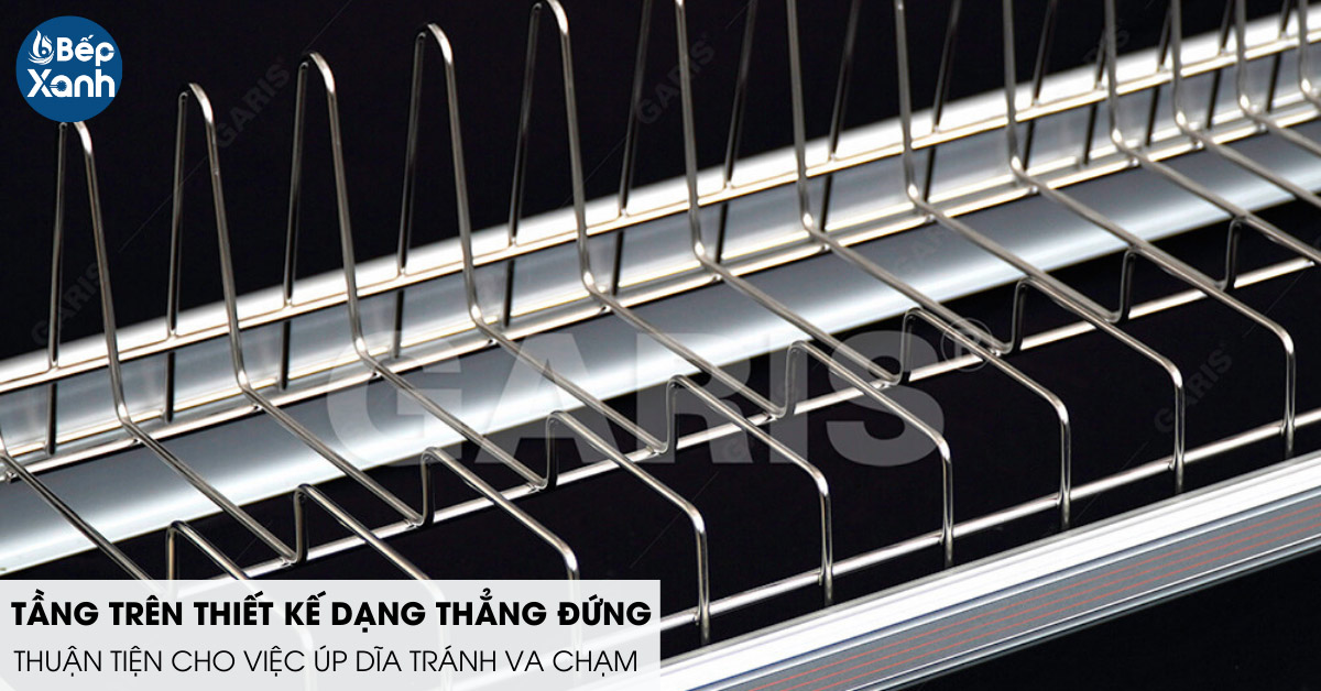 Kệ chén cố định tủ trên Garis GB04.70C tầng trên