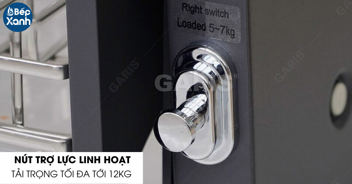 Giá bát đĩa nâng hạ Garis GL06.70C nút trợ lực linh hoạt