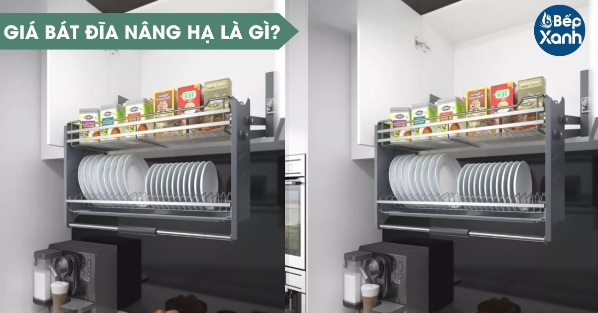 giá bát đĩa nâng hạ là gì