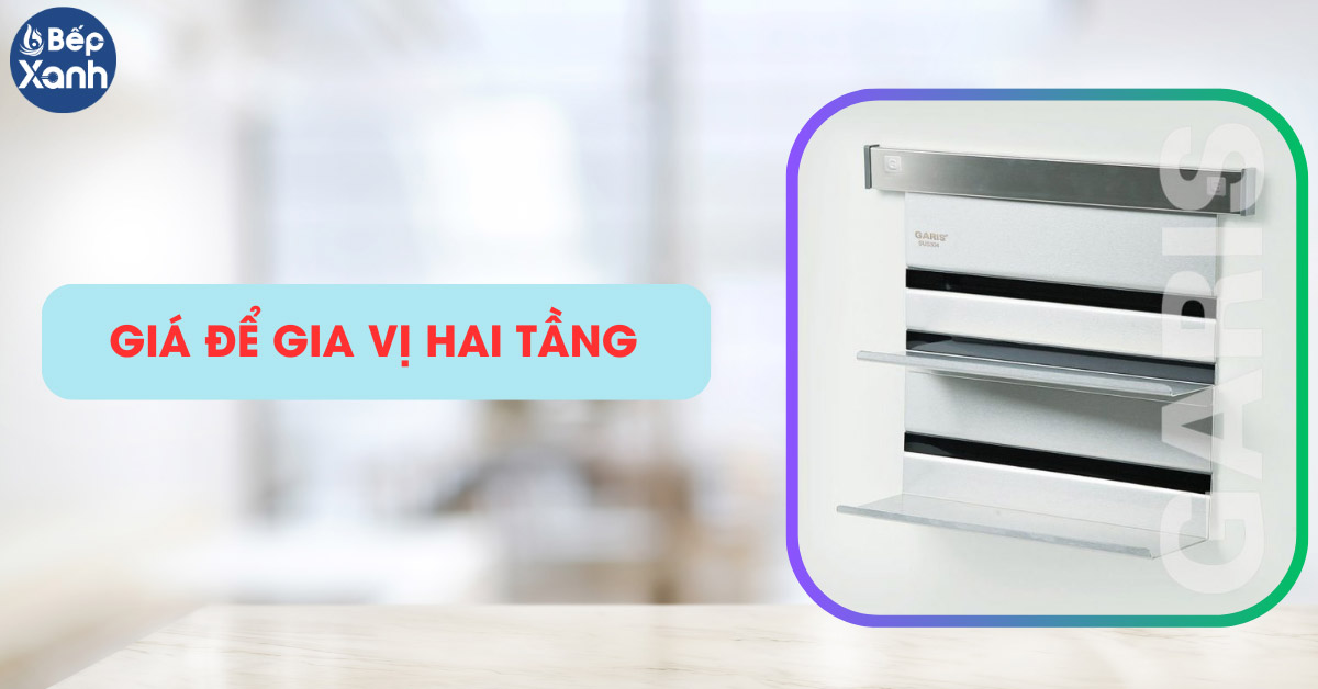 Giá để gia vị hai tầng Garis