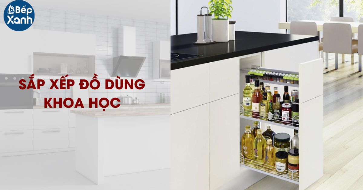 Sắp xếp đồ dùng khoa học