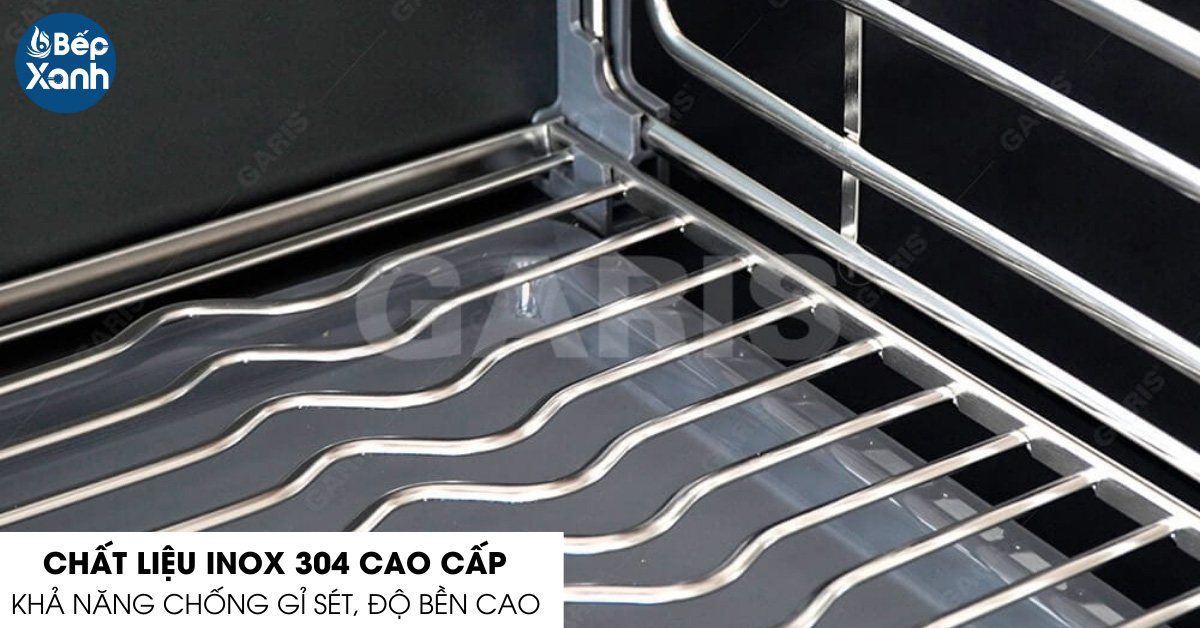 Chất kiệu inox cao cấp, an toàn sức khỏe