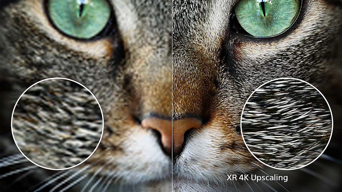 Nâng cấp mọi tín hiệu hình ảnh lên chuẩn 4K với XR 4K Upscaling
