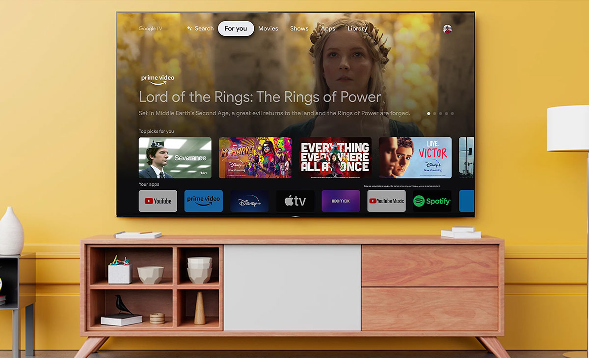 Thưởng thức nhiều nội dung hấp dẫn trên Google TV XR-85X90L