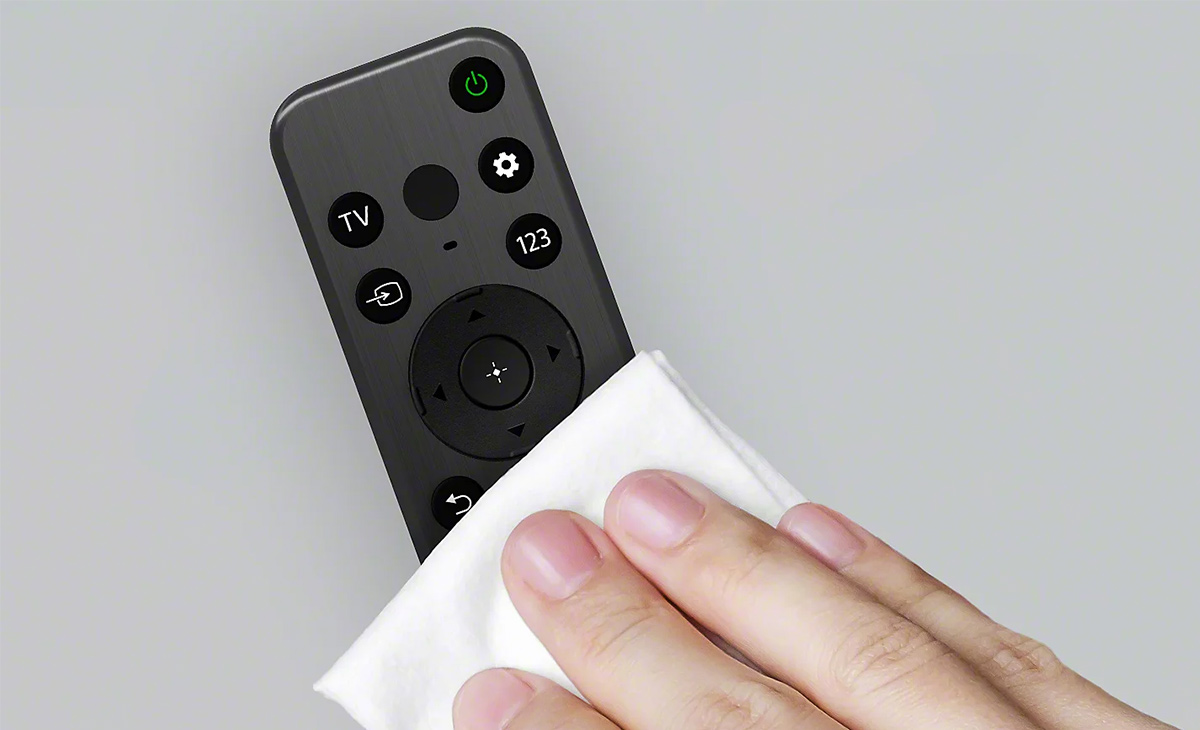 Điều khiển từ xa hạn chế bám bụi và dễ dàng vệ sinh