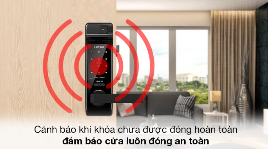 Cảnh báo khóa chưa đóng - Khóa điện tử Hafele thân khóa lớn EL7700 (912.05.584) Cảnh báo khóa chưa đóng - Khóa điện tử Hafele thân khóa lớn EL7700 (912.05.584)