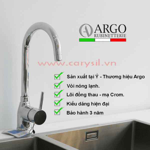 Vòi Rửa Chén Bát Cao Cấp Argo - Mã i-2521- các thông tin nổi bật